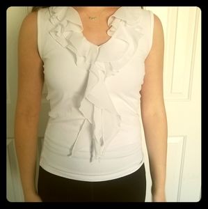 White Blouse with ruffles
